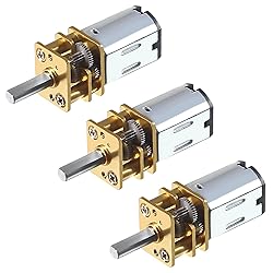 3pcs DC 6V 60RPM N20 High Torque Speed Reduction