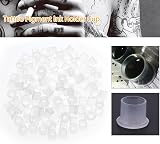 Wandisy 1000pcs Tattoo Ink Cups Pigment Microblading Eyebrow Disposable Plastic view 6
