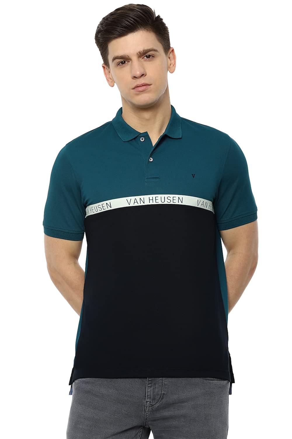 Buy Van Heusen Men's Regular TShirt at Amazon.in