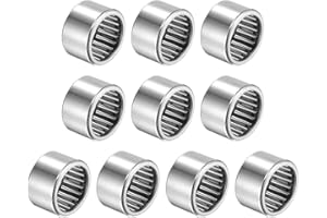 uxcell SCE1612 Needle Roller Bearings 1-inch Bore 1-1/4-inch OD 3/4-inch Width Chrome Steel Open End 10pcs