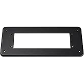 Ciuouient 1Pc Adapter Plate,Marine-Grade Solid Black Plastic Construction | Fit for Fusion MS-RA70 MS-RA70N MS-RA70NSX Series Marine Stereo Radio Units,Simple Installation