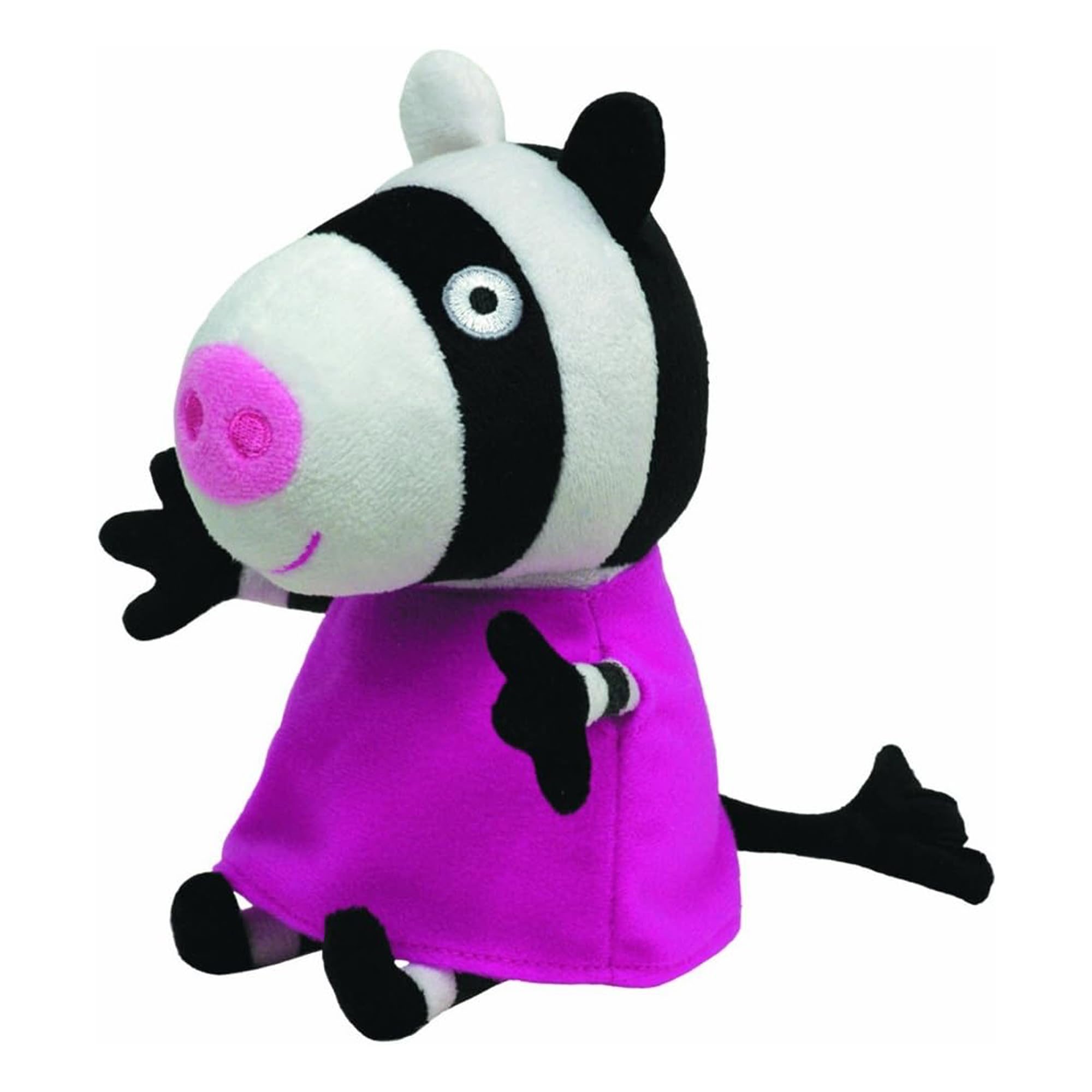 TY Peppa Pig Zoe Zebra Multicoloured 15cm - Soft Plush Toy for Kids, Collectible Stuffed Teddy, Baby Toy Plushies — image 1