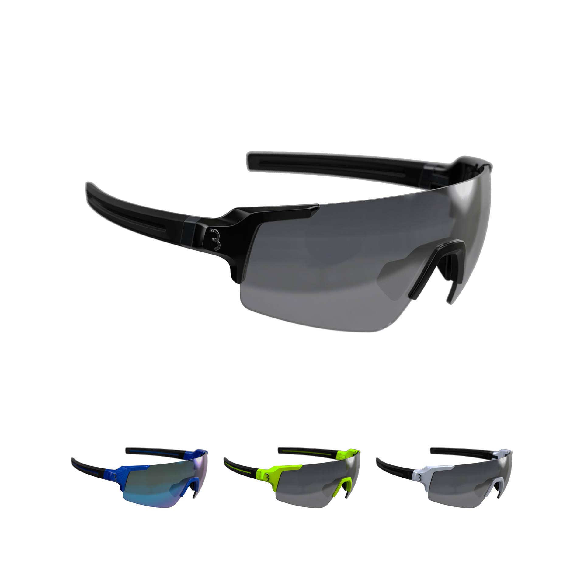 Bbb Cycling BBB Cycling Unisex's sport glasses FullView, glossy black, One Size