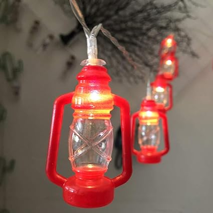 Amazon Com String Light Retro Kerosene Lamp Led Ramadan