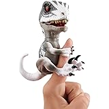 WowWee Untamed Raptor - Series 2- by Fingerlings - Ghost (Gray) - Interactive Collectible Dinosaur