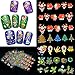Relipop 12pcs Christmas Presents Santa Trees Design Nail Art Stickers Decals (One Size, Type 1)