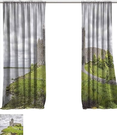 Amazon Com Home 2 Panels Window Sheer Curtains Hdr Image Of The