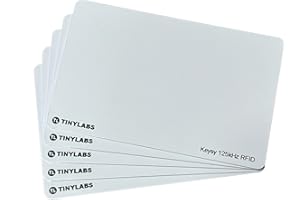 Keysy Rewritable RFID Key Cards (5-Pack, White)