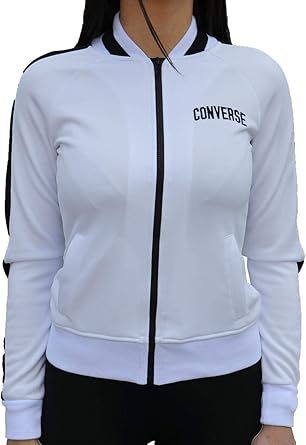 converse white jacket