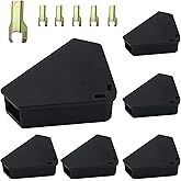 Anblak Mouse Station with Keys Black 6 Pack, Key Required Mouse Stations, Mice Stations, Keeps Children and Pets Safe Indoor &amp; Outdoor