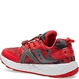 Saucony Boy's Voxel 9000 Sneaker, Grey/red, 030