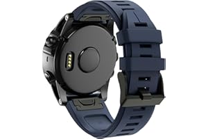 Bandkids 22mm Camo Band for Garmin Fenix 5/6/7,Fenix 6 Pro,Fenix 5 Plus Watch, Quickfit Adjustable Waterproof Sport Silicone Bands for Garmin Approach S62/S60,Quatix 6/5,Forerunner 935/945