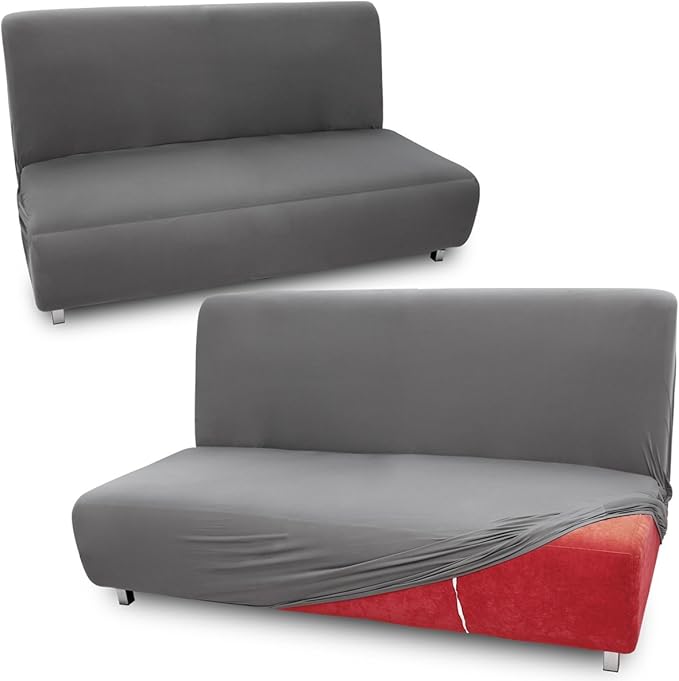 Fundas de Mueble para sofás Cama ClicClac Brazos de Madera Funda de