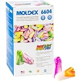 Moldex SparkPlugs Disposable Uncorded Soft Foam Earplugs, Made in USA, 6604 | Count: 200 Pairs, NRR: 33dB, Comfortable Ear Plugs