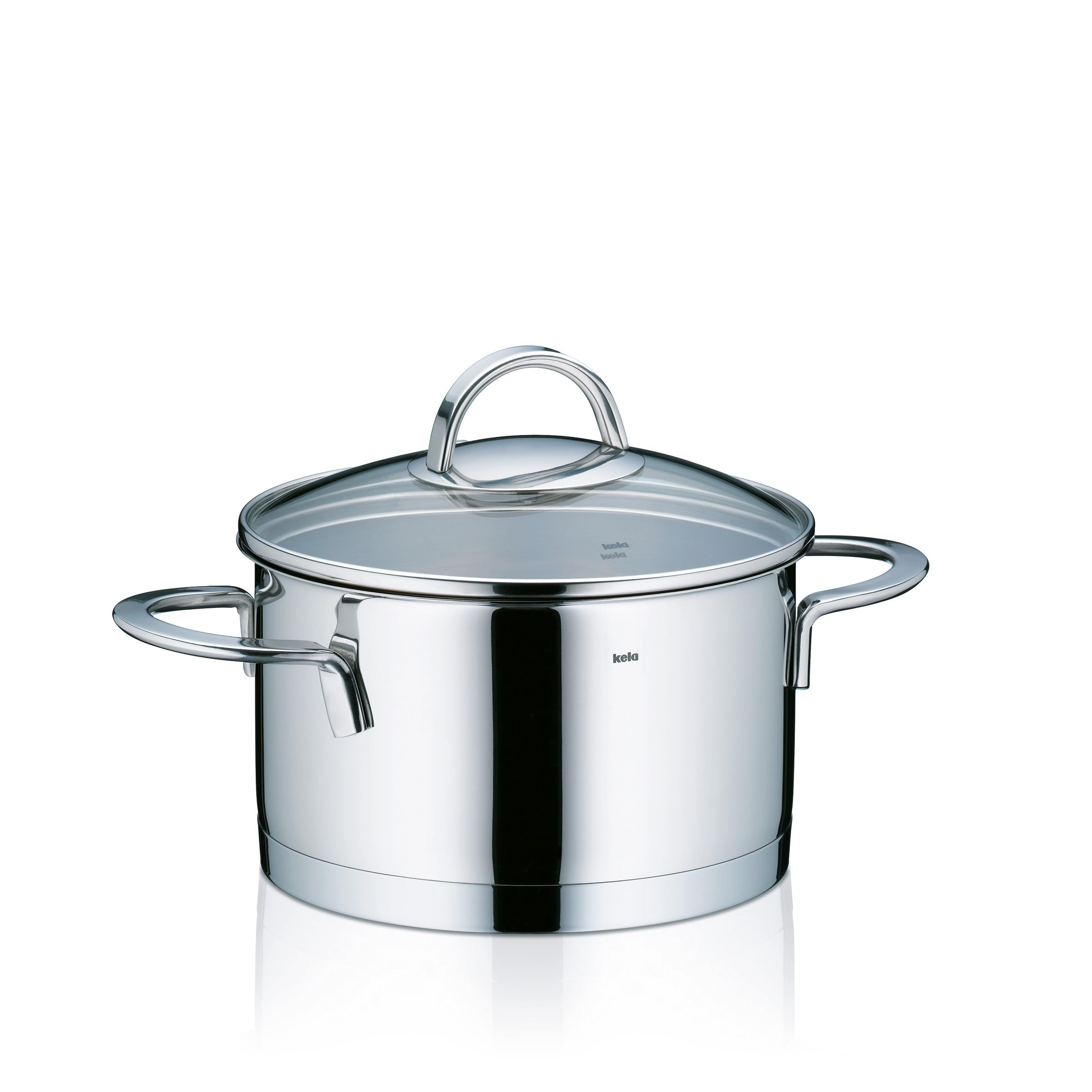 Kela "Cailin Covered Sauce Pot, Stainless Steel, Silver shiny, 16 cm