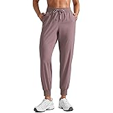 CRZ YOGA Women's Lightweight Workout Joggers 27.5" - Travel Casual Outdoor Running Athletic Track Hiking Pants with Pockets