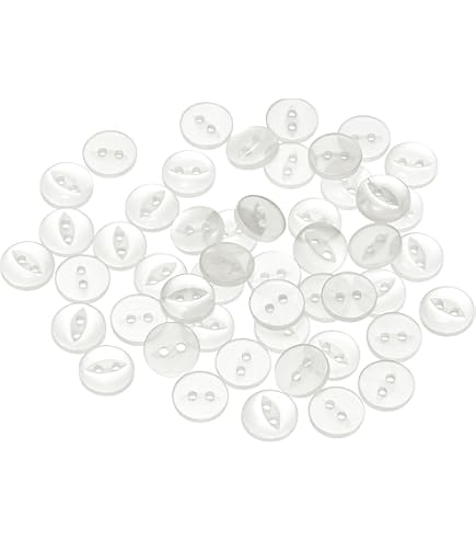 500-Pack Black Resin Buttons - 9mm (3/8 Inch), 2 Holes For Sewing & Crafts