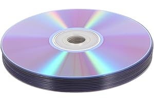SEWCHICS 10pcs Blank Cd-r Discs High Capacity Printable Optical Storage Media for Music Phone Recording