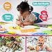 Kiddable Aqua Magic Mat, Large Kids Water Drawing Mat 6 Colors, Pens, Stencils and More! Fun Toy Girls, Boys, Toddlers Water Writing Pad, an Educational Gift for Kids!