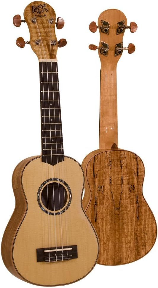 Barnes & Mullins BMUK2S Spruce & Spalt Maple Soprano Ukulele