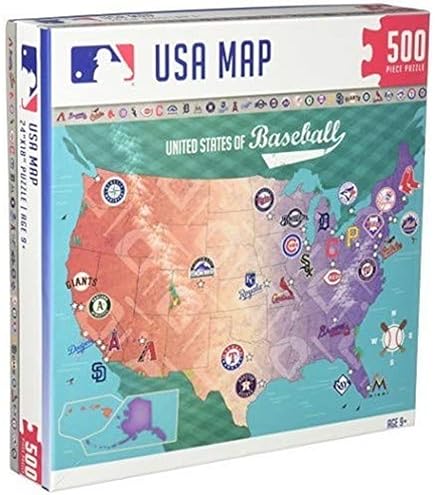 Baby Fanatics Mlb1001: MLB League Map 500Pc Puzzle : Amazon