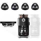 Self Adhesive Appliance Sliders 4 Pack Kitchen &amp; Furniture Rollers | Move Small Appliances Easily 360&deg; Glide No Tools Peel Stick 12lbs Per Wheel