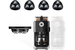 TASTTIN Self Adhesive Caster Wheels for Countertop - Furniture Sliders & Appliance Rollers for Kitchen, Coffee Machine, Blender, Oven - Easily Solves The Problem of Desktop Sliding (Black, 4pcs)