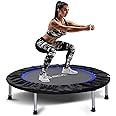 BCAN 38"/40''/48'' Foldable Mini Trampoline Fitness Trampoline with Safety Pad,Rebounder Exercise Trampoline for Adults Indoor/Garden Workout,Max Load 300lbs/440lbs