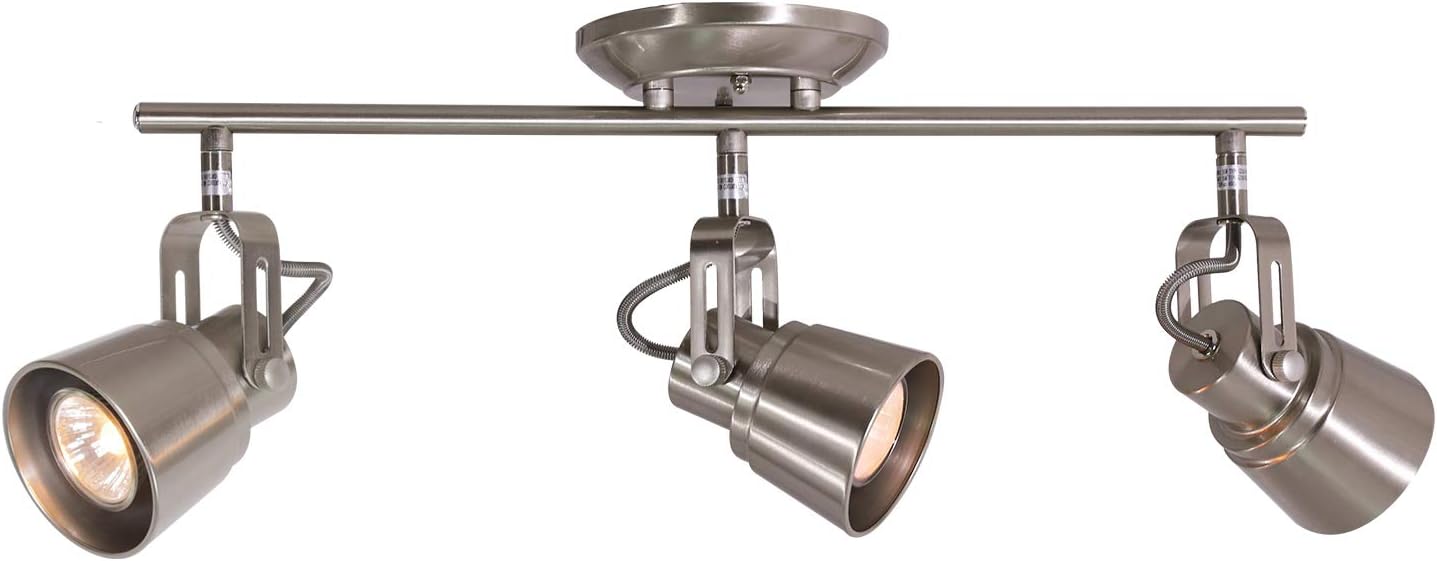 MELUCEE 3 Lights Kitchen Ceiling Spotlight Brushed Nickel