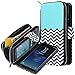 E LV Purse Case for Galaxy S8 - Case Cover PU Leather Flip Folio Wallet Purse Case Cover for Samsung Galaxy S8 - [Zigzag]