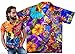Funky Hawaiian Shirt Men Short-Sleeve Front-Pocket Every Shirt is Unique Multicolor