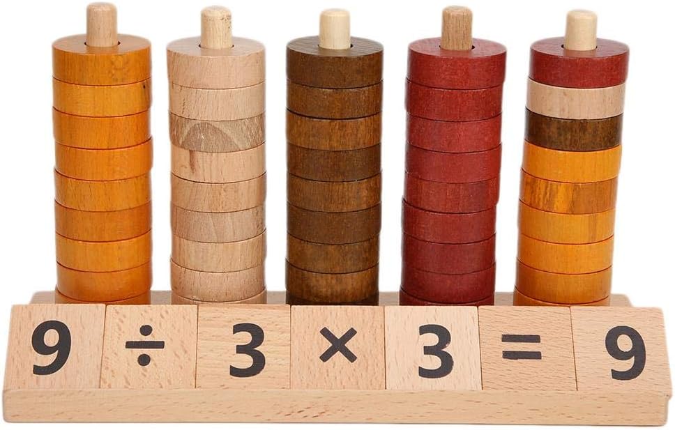 wooden maths toys
