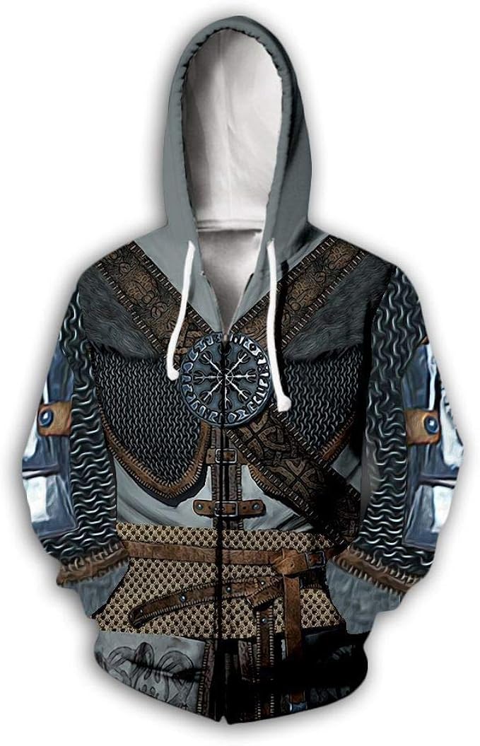 retro knight hoodie