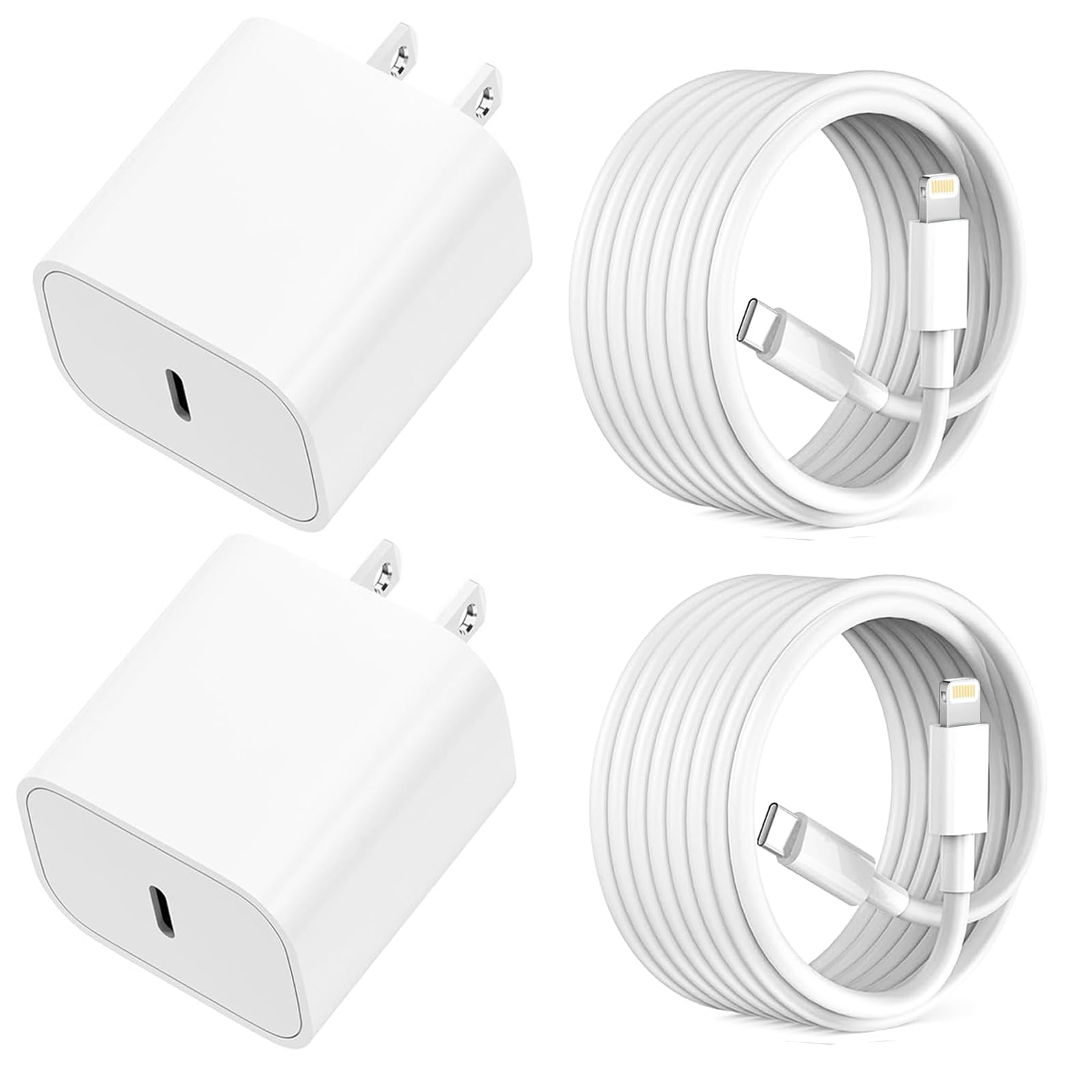 iPhone 14 Charger Fast Charging, USB C Wall Charger Block with 6FT Long Charging Cord Cable for iPhone 14/14 Plus/14 Pro Max/13/13 Max/12/12 Max/11/XR/XS/X and More