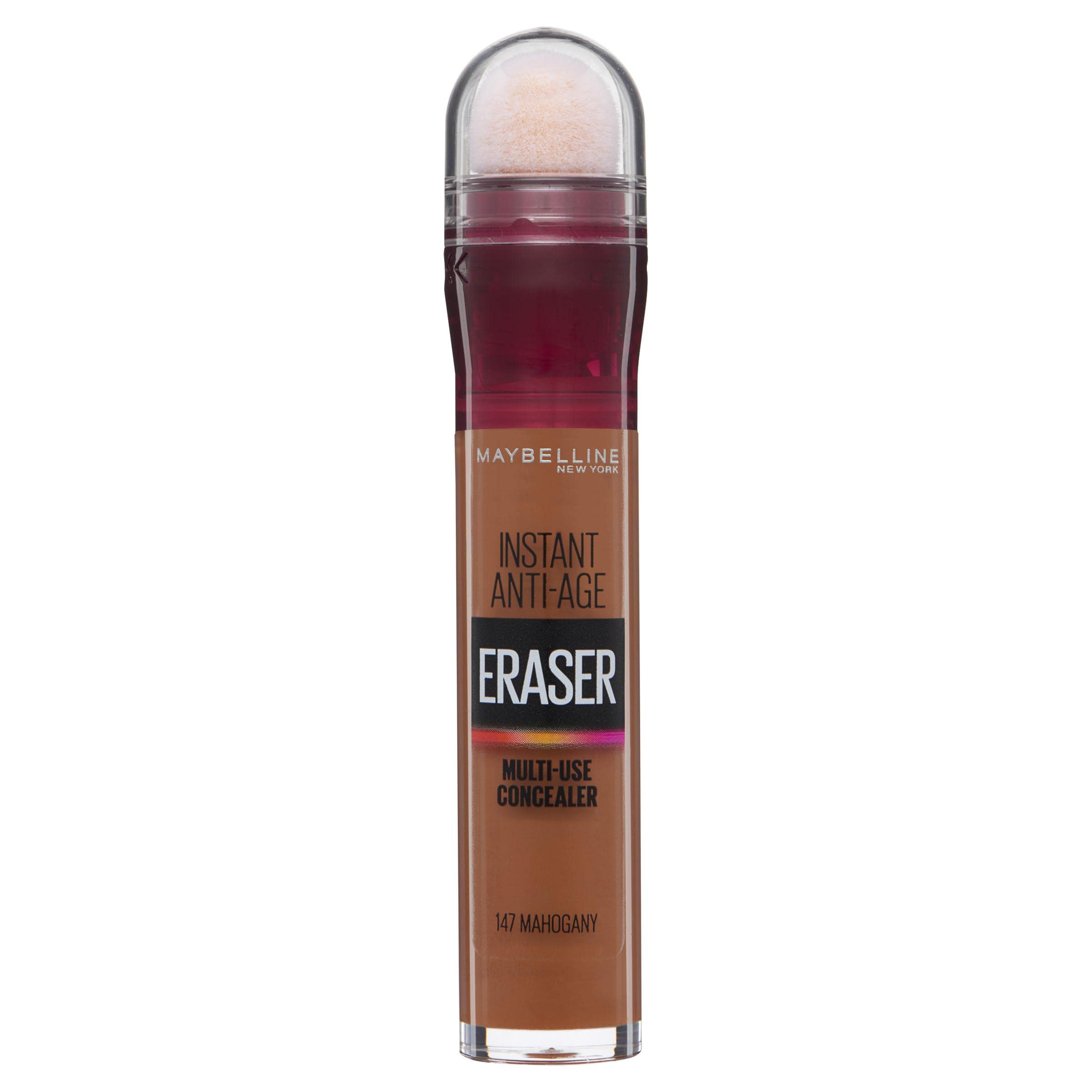 Maybelline Instant Anti Age Eraser Eye Concealer, Dark Circles and Blemish Concealer, Ultra Blendable Formula, 147 Mahogany โ image 1