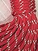 Yacht Braid Polyester Rope Red and White 3/8 inch