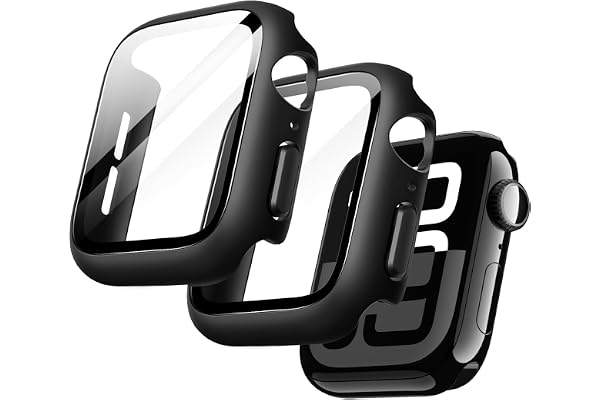 JETech Case with Screen Protector for Apple Watch Series 11/10 46mm, Overall Protective Cover, Built-in Tempered Glass Film H
