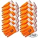 Better Grip BG105ORG Heavy Duty Premium Sandy finished PVC Coated-Supported Glove with Safety Cuff, Chemical Resistant, Large, Fluorescent Orange, Sanitation Gloves (12 Pair)