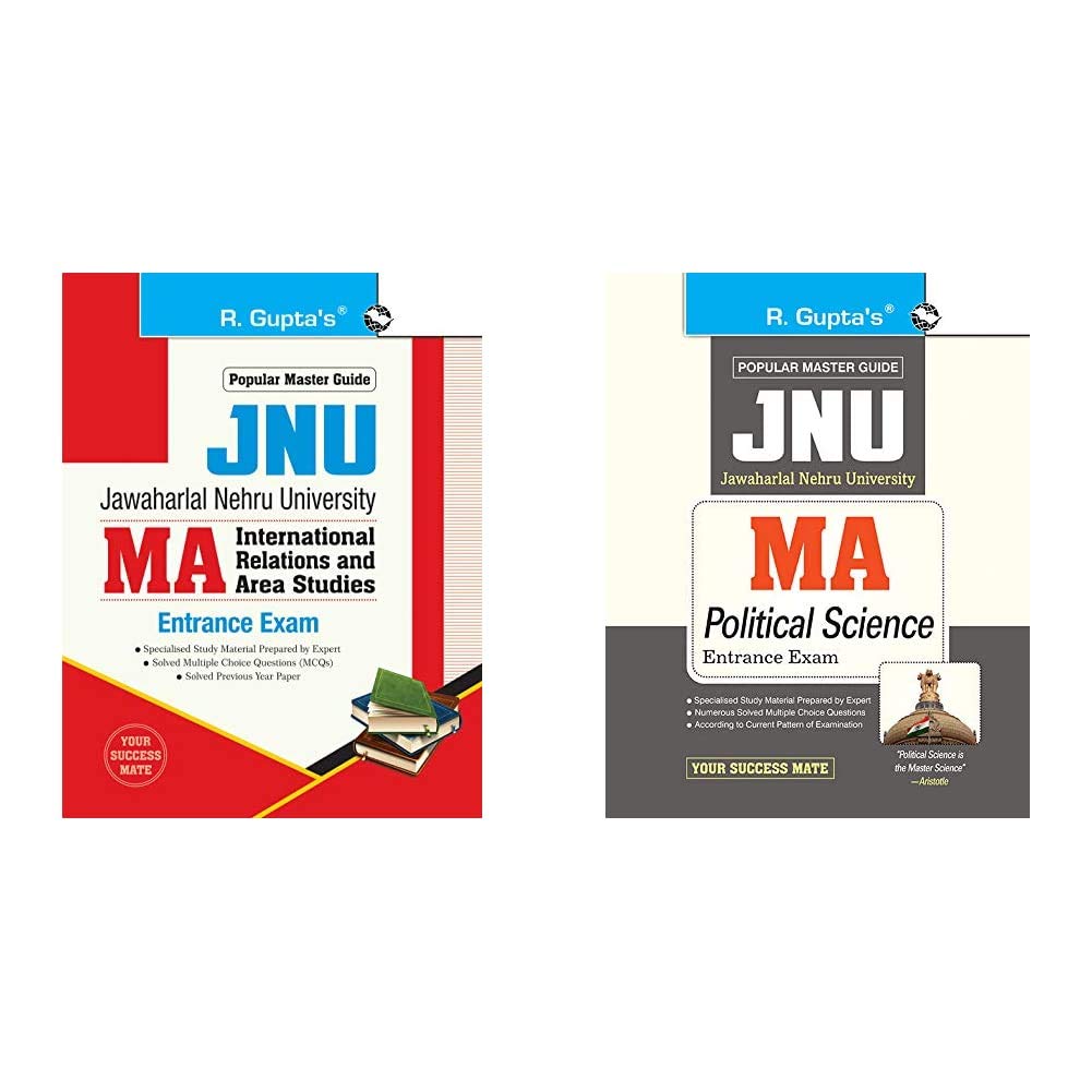 Jnu: Ma (International Relations And Area Studies) Entrance Exam Guide + Jnu: Ma Political Science Entrance Exam Guide (Set Of 2 Books)