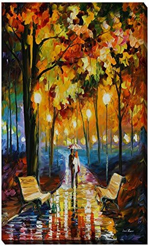 Picture Perfect International Anticipation Of Happines by Leonid Afremov Giclee Stretched Canvas Wall Art, 18" x 30" x 1"
