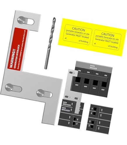 Generator Interlock Kit Compatible With Eaton Cutler Hammer Vertical Throw Ch Series 150 200 Amp Panels 2 1 4 Spacing Between Main Breaker Breaker Kit