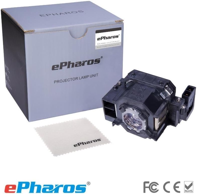 CTLAMP ELPLP42 / V13H010L42 Projector Replacement Compatible Bulb with Generic housing for EPSON PowerLite 822p/83c/400W/410W/822+/822p/83+/83V+;EPSON EX90/H281B/H371A;EPSON EB-410W/410WE;EPSON