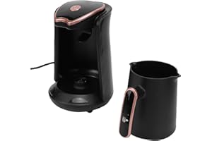 Yunir Turkish Coffee Maker, 600W Portable Electric Turkish Coffee Pot Machine with One Button Operation, Automatic Brewer for