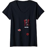Womens Naruto Shippuden Character V-Neck T-Shirt