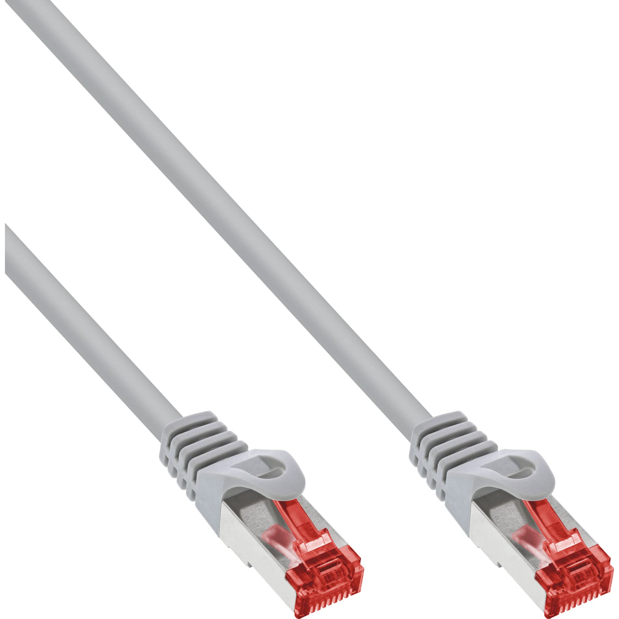 InLine 76110 S/FTP CCA Cat6 Patch Cable 250 MHz PVC – Grey