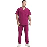 MISEMIYA Uniforms Unisex Medical Scrubs Set – Medical Uniform with Scrub Top and Pants - Ref.6801-6802
