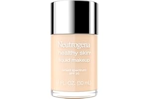 Neutrogena Healthy Skin Liquid Makeup Foundation with Broad Spectrum SPF 20 Sunscreen, Medium Coverage Foundation with Nourishing Pro-Vitamin B5, Buff 30, 1 fl. oz