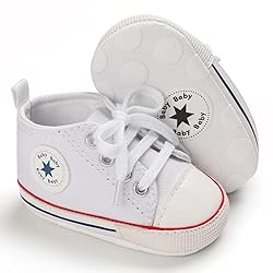 KKIIDDSS Unisex Baby Girls Boys Canvas High-top