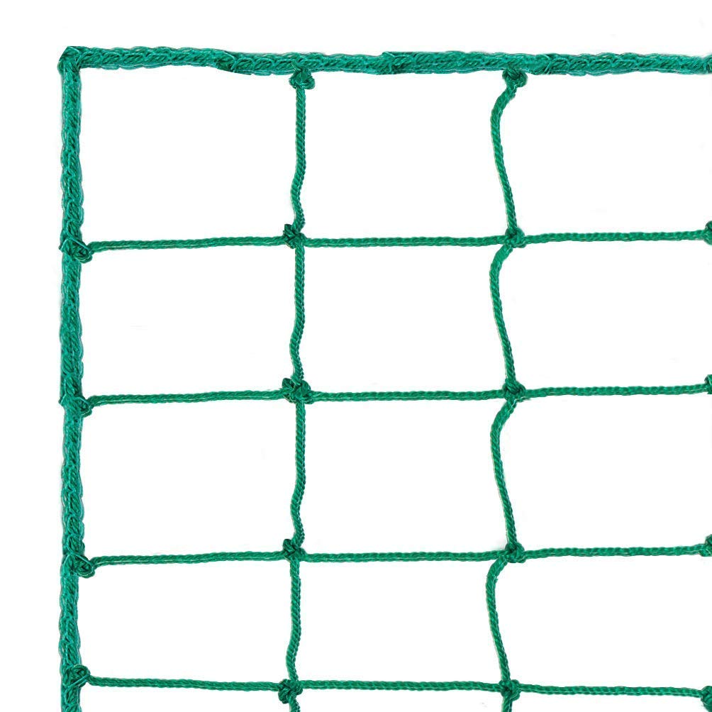 Aoneky 10x20ft Football Stop Ball Netting, 4'' Mesh, 0.1'' Heavy Duty PE Cord - Soccer Ball Replacement Net Stop Ball Going over Fence Garden Pool — image 1