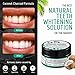 All Natural Activated Coconut Charcoal Teeth Whitening Powder (30g) + Coconut Charcoal Whitening Toothpaste (120g) + Bamboo Toothbrush for Brighter and Healthier Teeth